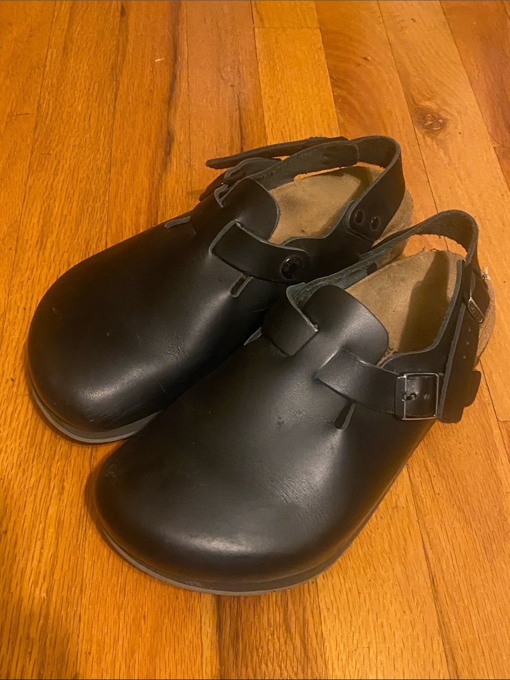 Birkenstock Tokio Super Grip Clogs Black Size 8-8.5 EUR 39 EUC - Picture 2 of 15